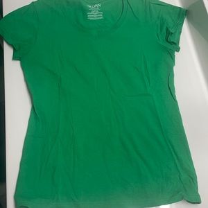 Solid green t shirt